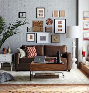Идеи за хол с кафяв диван – красивото съчетание, което търсите
