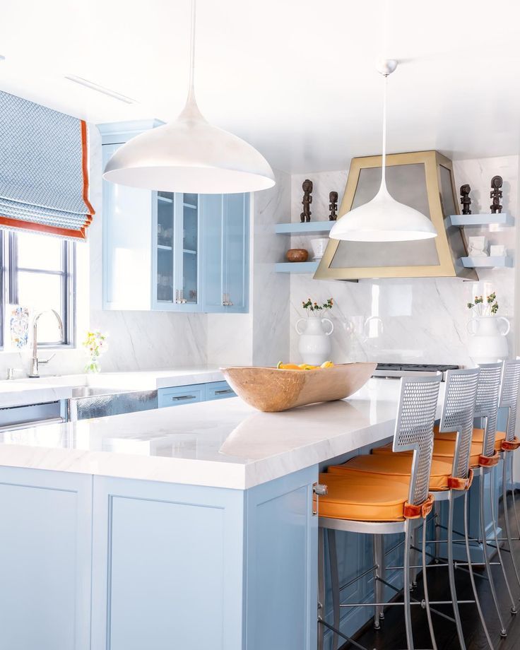Идеи за кухня в син цвят – красота, стил и уют (СНИМКИ)
