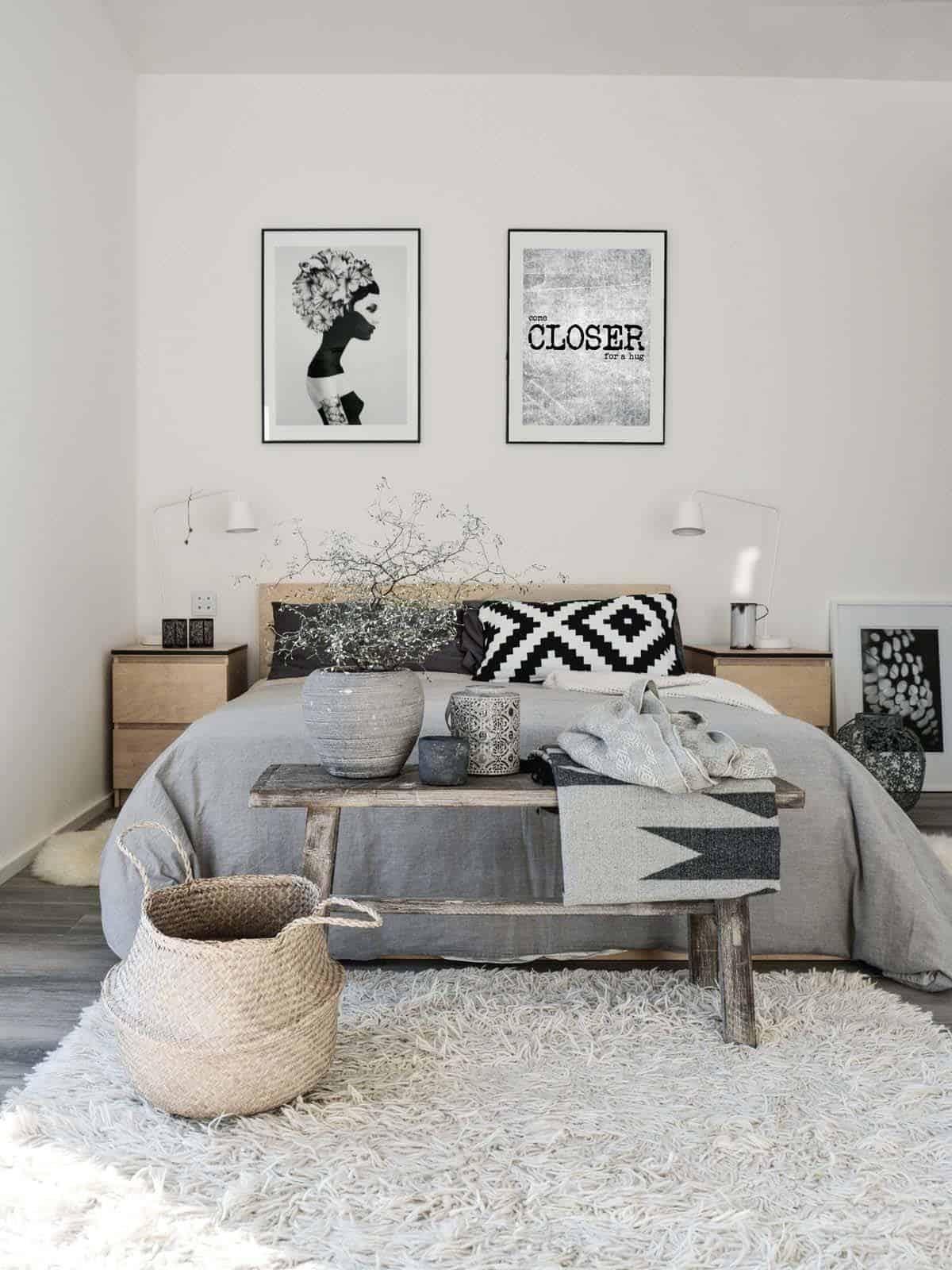 Спалня в Скандинавски стил – прости идеи за декорация (СНИМКИ)
