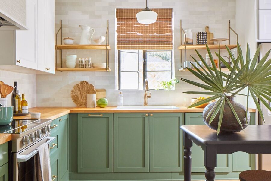 Идеи за кухненска стена в зелено: Неочаквано красиво